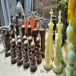 Round FRP Chess Coins