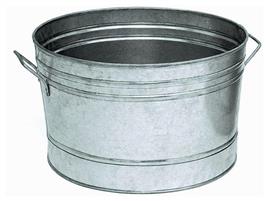 Galvanized Steel Round Planter Tub