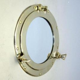 Brass Porthole Mirror