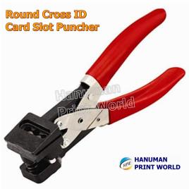 Round Cross ID Card Slot Punch, 10-20mm