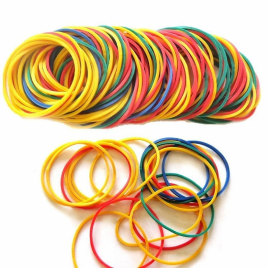 Rubber Band Assortment, 0.5"" - 3"" Inches, 500 Gram Pack