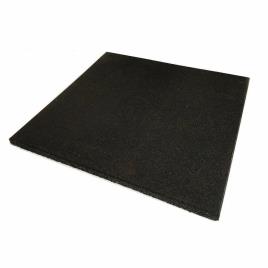 Rubber Black Gym Mat 10mm