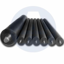 Black Rubber Singeing Rollers
