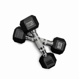 Rubber Hex Dumbbell (2.5 Kg)