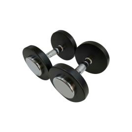 Gym Rubber Dumbbells, 50kg
