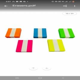 Standard Rubber Pencil Eraser