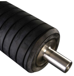 Rubber Spiral Groove Roller