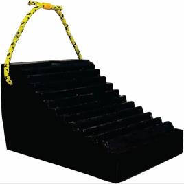Heavy-Duty Rubber Truck Wheel Stops