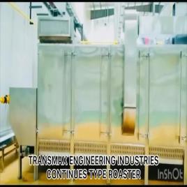 Salted Peanut Roasting Machine, 250 kg/hr