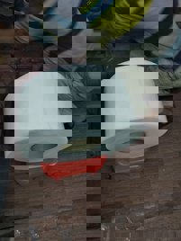 Samrudhi White PVC Strip Curtain Roll, 200mm x 50m