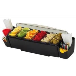 Black Garnish Serving Tray