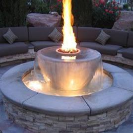 Sandstone Decorative Fire Fountain