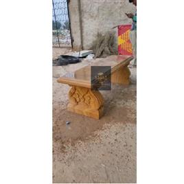 Sandstone Outdoor Bench