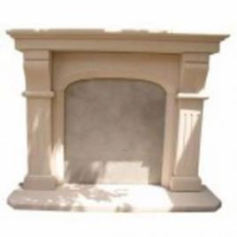 Sandstone Home Fireplace