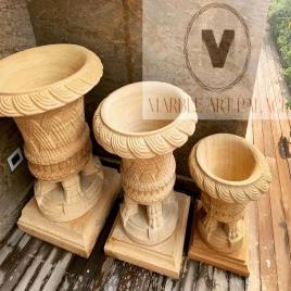 Yellow Sandstone Planter