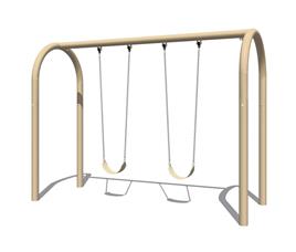 Metal & Fiber Arch Swing