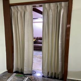 Satin Designer Long Door Curtain