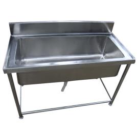 SBE Polished Single Steel Bowl Sink Unit