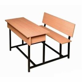 Metal Plywood 2 Seater School Bench