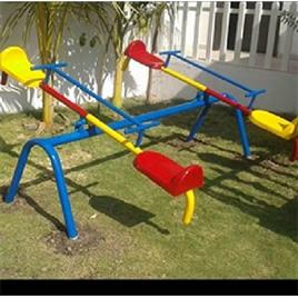 FRP 4-Seater Kids Sea Saw