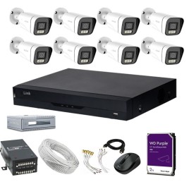 Indoor Security Bullet CCTV Camera Kit