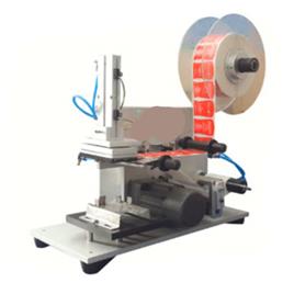 Semi-Automatic Flat Surface Labeling Machine