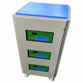 Semi-Automatic 15 KVA Air Cooled Voltage Stabilizer, 400V Output