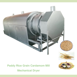 Semi-Auto Cardamom Rice Grain Mill Dryer, 45kw