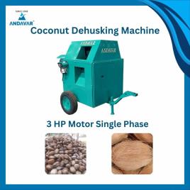 Semi Automatic Coconut Dehusking Machine