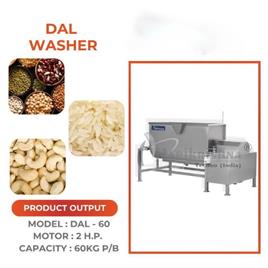 Semi Automatic Dal Washer, Single Phase