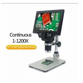 Semi-Automatic HD LCD Microscope, 1200x Magnification