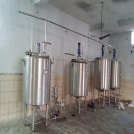 Semi-Auto Juice Machine, 5-8 HP, 2000 L/hr Capacity