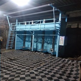 Semi-Auto Mild Steel Fabric Balloon Pole Dryer Machine