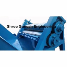 Semi-automatic Mild Steel Crush Wood Press Machine