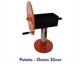 Semi-Automatic Mild Steel Onion Slicer, 1 HP