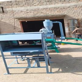 Semi Automatic Painted Wheat Sorter Machine, 2 Screens, Single Phase