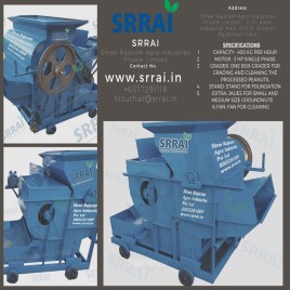 Semi-Automatic Groundnut Processing Machine, 3 HP