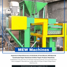 Semi-Automatic Paper Pulp Bricks Machine