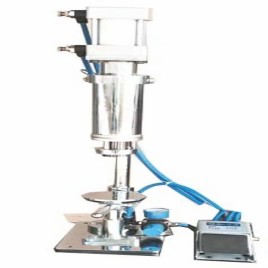 Semi Automatic Perfume Valve Crimping Machine