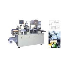 Semi-Automatic Plastic Cup Lid Machine, 100-200 ml, 500-1000 Units/Hr