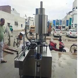 Stainless Steel Semi Automatic Screw Capping Machine