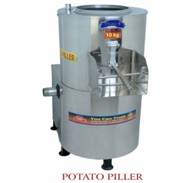Semi Automatic Stainless Steel Potato Peeler 20 kg/hr