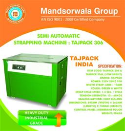Heat Sealed Semi Automatic Strapping Machine