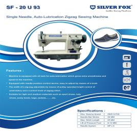 Semi-Automatic Zig Zag Sewing Machine SF-20U93