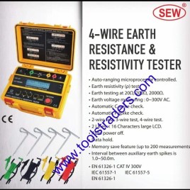 SEW 4-Wire Earth Resistance Tester