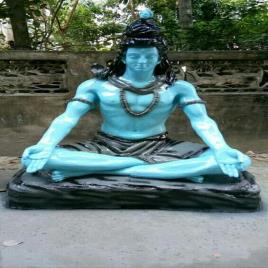 Shiva Religious FRP Statue Sculpture