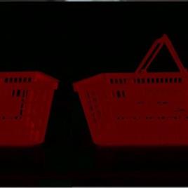 25L Plastic Shopping Basket