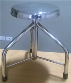 SHREE Stainless Steel Round Stool