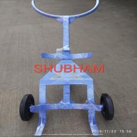 Shubham Engineering 3-Wheel Drum Trolley