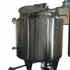 Polished SS304 Jacketed Milk Tank